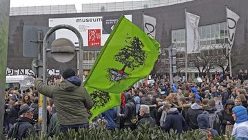 Fridays for Future am 15.03.2019 am Grabbe-Platz in Düsseldorf