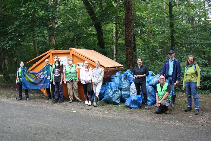 BUND Kreisgruppe organisierte eine Müllsammelaktion zum RhineCleanUp 2021